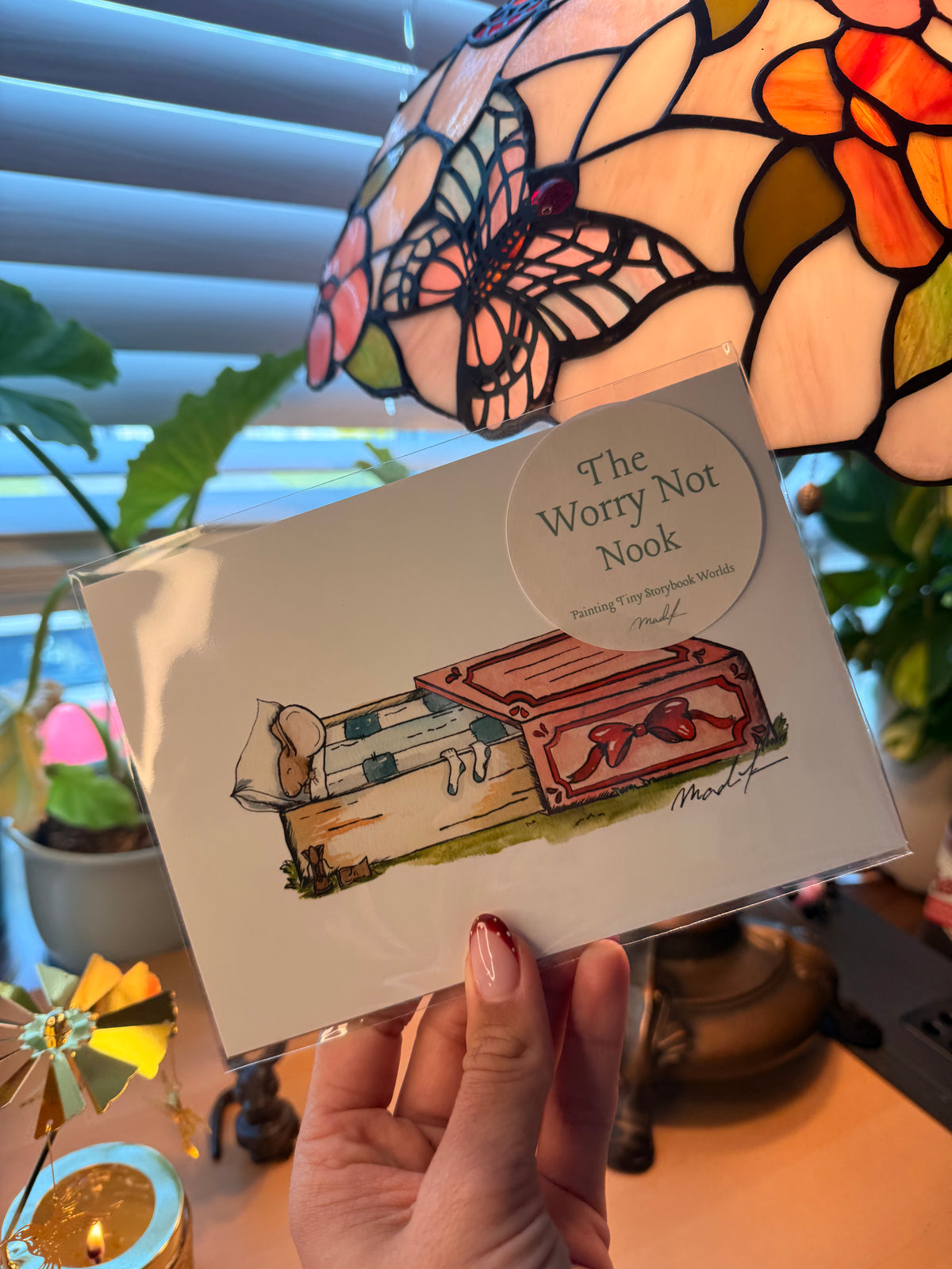 Mouse Sleeping In a Matchbox